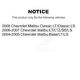 thumbnail image 2 of Transit Auto Rear Shock and TOR Link Kit for Car Chevrolet Malibu - Left Right Side (Driver Passenger) KSS-107496, 2 of 2