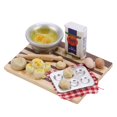 thumbnail image 2 of Juguete para jugar a las casitas, accesorios para casa de muñecas, comida en miniatura, tabla de cocinar pan para muñeca a escala 1/12, 2 of 8