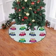 thumbnail image 2 of FMSHPON Colourful Little Cute Owls Xmas Christmas Tree Skirt Stand Mat for Holiday Party Decoration Indoor Outdoor 48 inches, 2 of 3