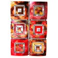 thumbnail image 1 of Heather Ann Creations W08889-240 Tabitha Vertical 6-Panel Metal Wall Decor - Multi-Color, 1 of 1
