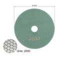 thumbnail image 2 of Uxcell 5-Inch 2000 Grits Diamond Polishing Pad Wet/Dry for Stone Concrete Marble, 2 of 5