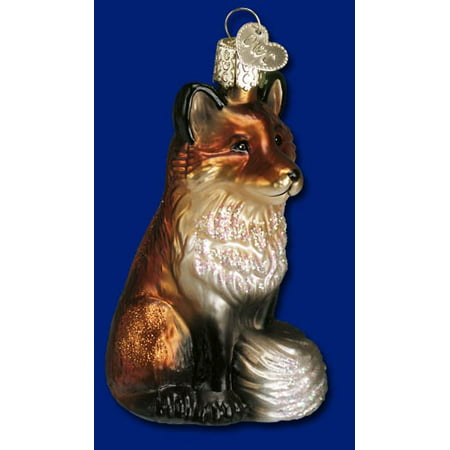 Fox Mouth Blown Glass Old World Christmas Ornament New 12099 FREE