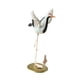 thumbnail image 3 of Estatua de grulla, creativa, decorativa, escultura de animal, figura de grulla para patio Ala Levantar la cabeza, 3 of 9