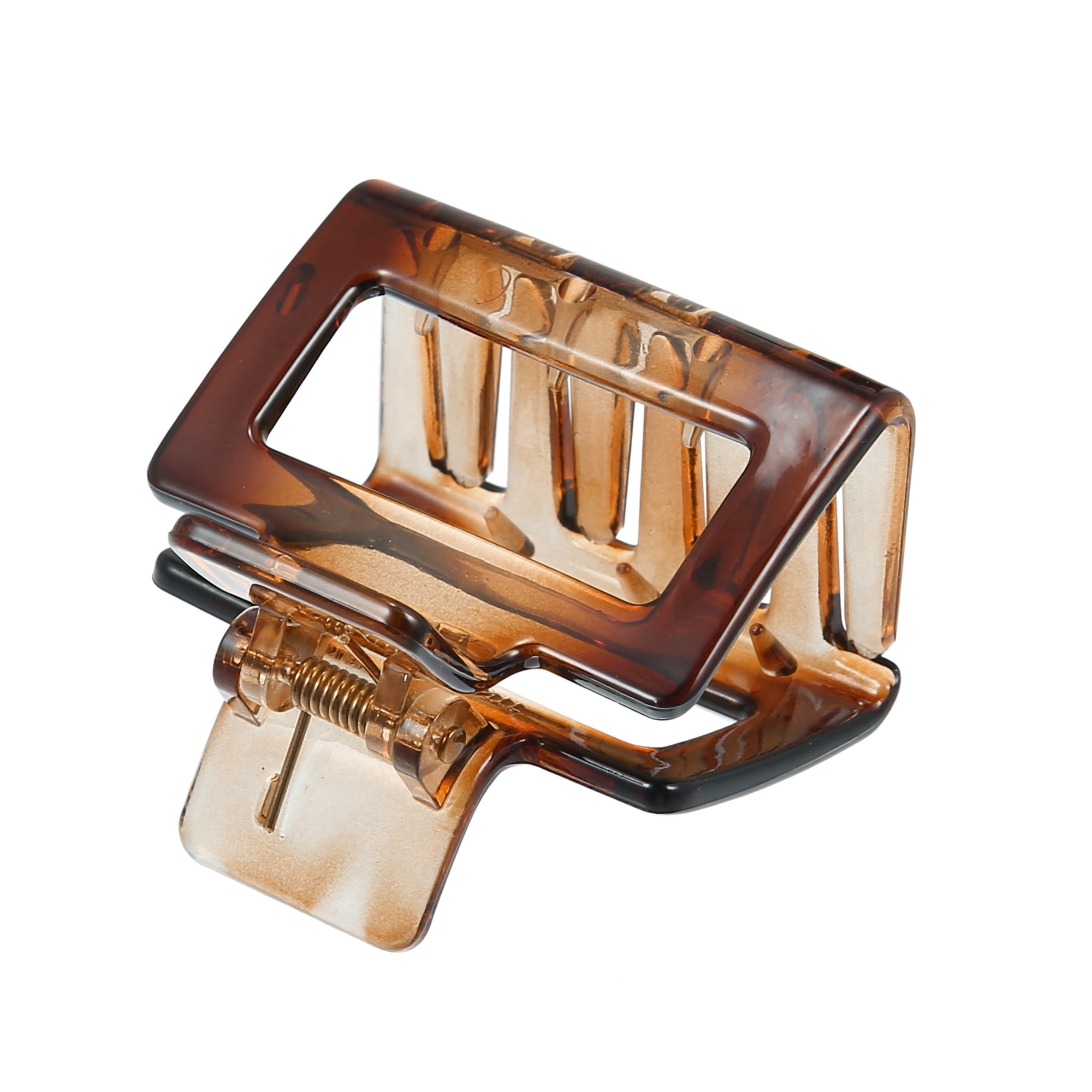 Unique Bargains Claw Clip Hair Accessories No Slip Brown Hair Clip 2.05"
