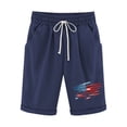 thumbnail image 1 of Top and Shorts Sets for Women, Womens Elastic Waist Printing Drawstring Shorts, 1 of 3