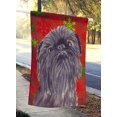 thumbnail image 2 of Carolines Treasures SC9587CHF Brussels Griffon Flocon de Neige Rouge Drapeau de Noël Toile Maison Taille, 2 of 4