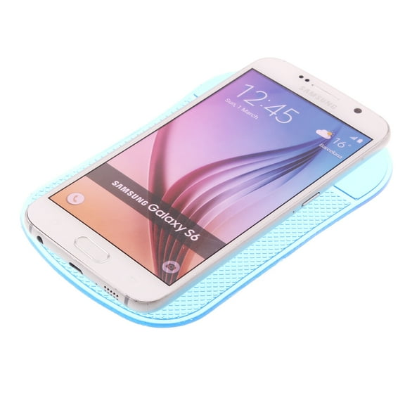 Dash Car Mount for Samsung Galaxy A23 5G Phone - Sticky Holder Non-Slip Grip Mat Blue B9R Compatible With Galaxy A23 5G Model