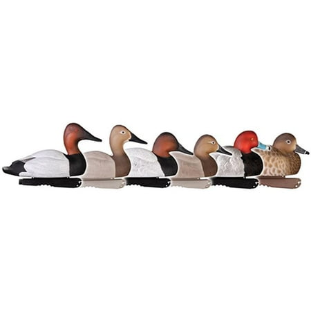 GHG Foam Filled Pro-Grade Diver Combo Duck Decoy 6PK