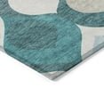 thumbnail image 4 of Addison Rugs Chantille Indoor/Outdoor Transitional Mid-century Modern Teal Washable Runner Rug, 2'3" x 7'6", 4 of 6