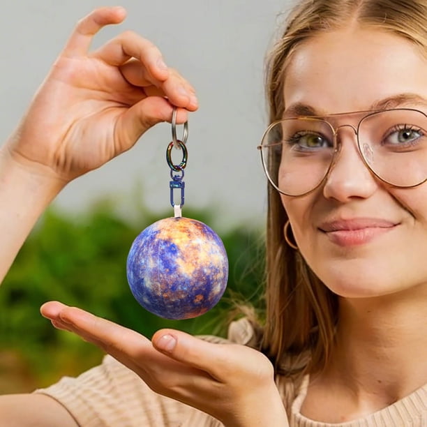 Juguete colgante de peluche Tierra y Sol | Adorno Suave para Colgar | Diseño realista de tejidos | Llavero portátil para amantes del espacio | Regalo ideal para los aficionados a la astronomía