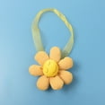 thumbnail image 4 of Neinkie 2Pcs Curtain Tieback Cute Cartoon Elastic Fluffy Multipurpose Reusable Decorative Soft Fabric Flower Curtain Rope Holdback Plush Toy Home Accessories, 4 of 9