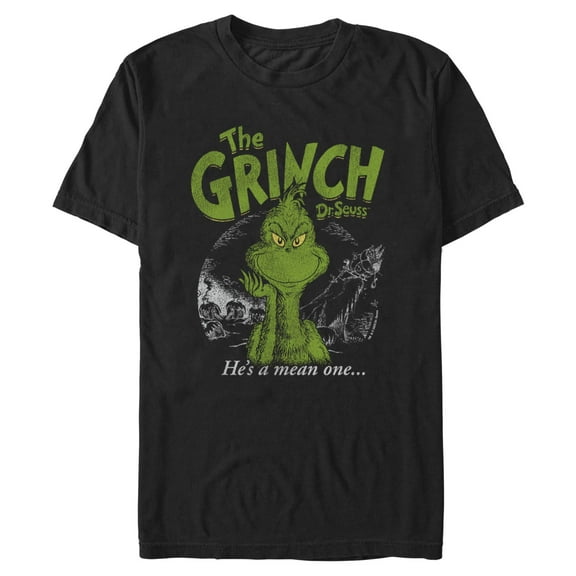 Mens The Grinch He's A Mean One T Shirt