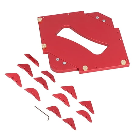 Fugacal Router Table Corner Jig Aluminum Alloy Radius Templates Kit For ...