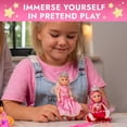 thumbnail image 4 of Set de juego Princess Dolls TOMLEON con 6 minimuñecas y accesorios, 4 of 9