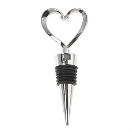 

YUPVM Heart Wine Bottle Stoppers Love Theme Wedding Favors 1