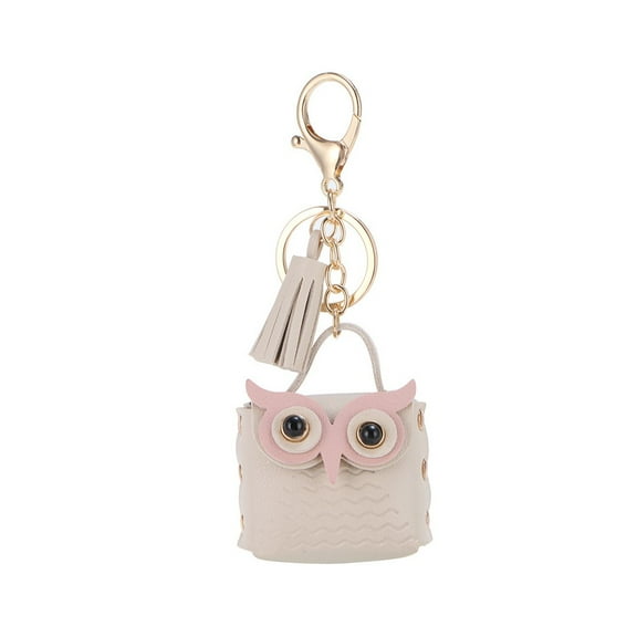 Radetop Cute Women Girls Leather Car Keychain Wallet