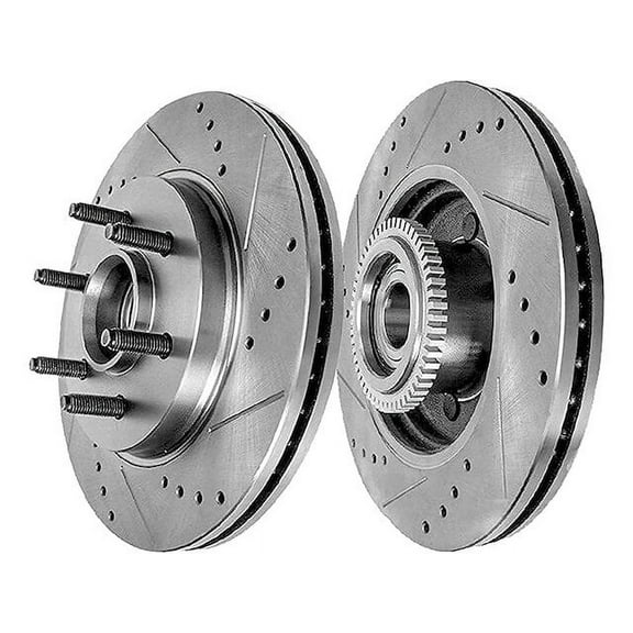 Front Brake Rotor Set - Compatible with 2004 - 2008 Ford F-150 2005 2006 2007