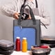 thumbnail image 5 of Bolsa isotérmica de picnic (1 unidad), bolsa térmica plegable con compartimentos de gran capacidad para comida a domicilio y para comer al aire libre (azul)., 5 of 9