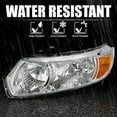 thumbnail image 6 of Spec-D Tuning Chrome Housing Clear Lens Headlights Compatible with 2006-2011 Honda Civic 2Dr Coupe L+R Pair Head Light Lamp Assembly, 6 of 6