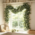 thumbnail image 5 of Uxgjfwu Artificial Ivy Garland Fake Hanging Vines Plants for Wedding Garden Party Decor Green Leaves Garland, 5 of 7