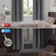 thumbnail image 2 of Blackout Cortinas para Recámara, Cortina Blackout Térmica Aislada 2 Paneles 42x72 Pulgadas, Cortinas Negras con Ojales, Reducción de Ruido, Ahorro de Energía y Cortinas sin Arrugas para Sala de Estar, 2 of 7