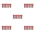 thumbnail image 2 of fastboy Lot de 6 Vis de Potence de Vélo en Acier Inoxydable Montage Hexagonal avec Accessoires de Rondelle Rouge M5x4+M6x2 5Ensemble, 2 of 6