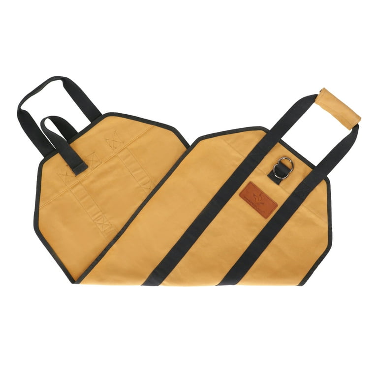 WHITEDUCK TUFF Large Firewood Carrier 21 Oz. Heavy Duty Waxed
