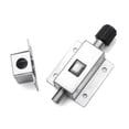 thumbnail image 1 of 1PC Stainless Steel Door Latch Sliding Lock Barrel Bolt Automatic Spring Latch, 1 of 10