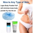 thumbnail image 4 of Large Fluffy Powder Puff, Soft Face And Body Cosmetic Powder Puff (blue), 4 of 4