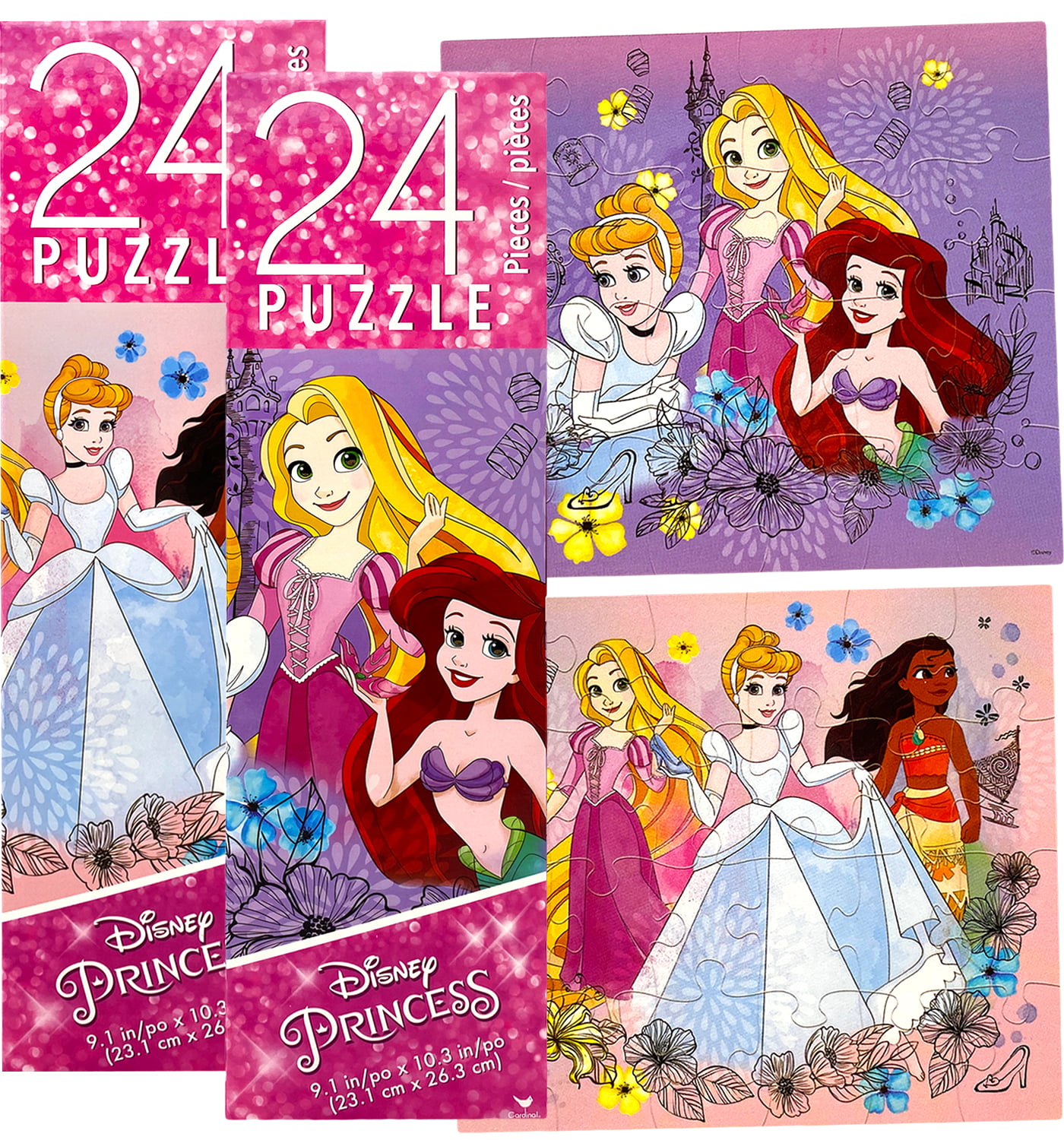 4SGM Disney Assorted Princess Puzzle 9 x 10 48 Piece 47021 