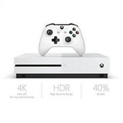 Restored Microsoft Xbox One S 1TB Console White Slim for Xbox Series S