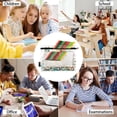 thumbnail image 4 of 2 Pack Flip Folders with Clear PVC Window Binder Pouches 3-Ring Binder Organizer for Office & Home Watercolor Adorable Bunny, 4 of 6