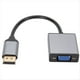 thumbnail image 3 of Adaptador DisplayPort A VGA, Convertidor DisplayPort A VGA Macho A Hembra de Aluminio HD, para Computadora, Monitor, TV, Proyector., 3 of 5