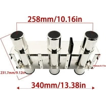3 Tube Fishing Rod Holder & Boat Organizer Rod Rack