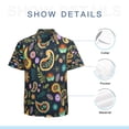 thumbnail image 7 of High Quality Hawaiian Shirts for Men Short Sleeve Aloha Beach Shirt Floral Summer Casual Button Down Shirts Blouses UPYHI5, 7 of 7