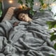 thumbnail image 2 of Manta de cama, forro polar, tamaño king, gris, 274 x 229 cm, suave felpa, 2 of 7