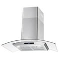 thumbnail image 3 of Cosmo 36" 380 CFM Ductless Wall Mount Range Hood in Stainless Steel, 3 of 3