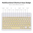 thumbnail image 4 of Amdohai 10 inch Portable Bluetooth Keyboard Mouse Combo 78 Keys Rechargeable Mini Keyboard 3-gear DPI Adjustable Mouse Wide Compatibility Pink, 4 of 9