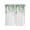 White Sage Green Light Green, variant on Eucalyptus Leaves Tier Curtains 45 Inches Long, Spring Summer Watercolor Botanical Window Treatment Curtain Drapes, Window Half Privacy Curtains for Bedroom Bathroom, 42"x45", 2 Panels