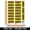 thumbnail image 2 of Shred Border Top Bottom Sticker Set - Yellow - Gloss Finish - 2.00" Large, 2 of 7