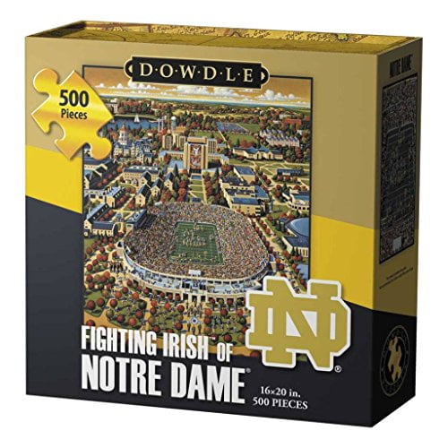 Dowdle Puzzle - Lutte contre l'Irlandais de Notre Dame - 500 Pièces
