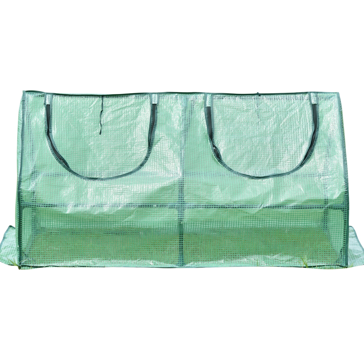 Private Jungle Mini Portable Greenhouse Garden Hot House with Two PE/PVC Covers, Steel Frame, 2 Roll Up Windows,Green Private Jungle Mini Portable Greenhouse Garden Hot House with Two PE/PVC Covers, Steel Frame, 2 Roll Up Windows,Green