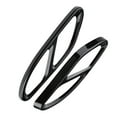 thumbnail image 2 of Aluprey 1 par de silenciador de escape Tapa de tubo de escape para Mercedes Benz GLC C Clase E C207 Coupe 14-17(Negro brillante), 2 of 5