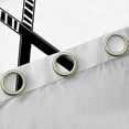 thumbnail image 4 of Manfei Boys Ball Game Black Out Curtains,Ice Hockey Rink Curtains Pack of 2 (42x63 Each),White Black Bedroom Curtains For Kids Boy,Microfiber Bedroom Decor, 4 of 6
