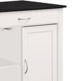 thumbnail image 4 of Acme Furniture Ottawa Kitchen Cart Black & White, 4 of 5