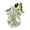 Yellow, variant on Handmade Glass Vase Yellow Art Glass Decor Table Centerpiece with Artificial Flowers and Bird Figurine Small Desktop Ornament Home Office Decoration Gift Idea