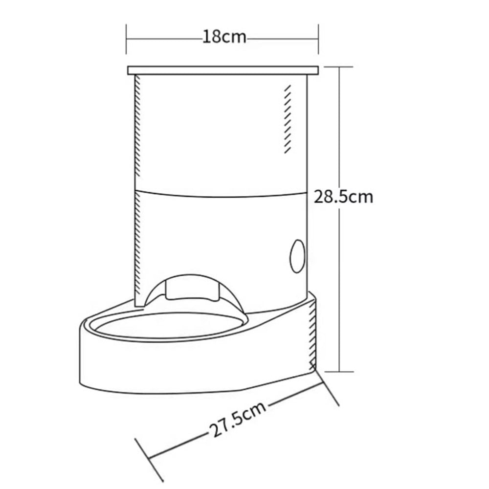 Automatic Feeder, Timed and Quantitative Pet Feeder, Cat Food and Dog Food Feeder