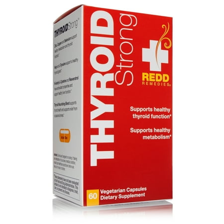 Redd Remedies, Thyroid Strong, Supports a Healthy Thyroid and Metabolism, 60 Capsules