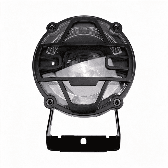 HIBIBUD Ebike Headlights 36V-48V Electric Bicycle Horn Head Light(3-Pin Connector)Waterproof Aluminium Alloy Front Headlight Super Bright Led Bike Light(Power 12W,Horn Function: 80-100Db)