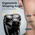 thumbnail image 4 of Nogroa Electric Razor for Men, Waterproof Cordless Electric Shaver with Pop-up Beard Trimmer, Ideal Gift for Him Husband Dad, 4 of 10